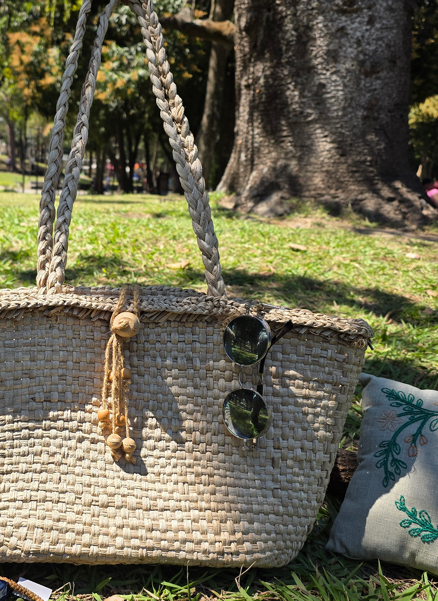 Bolso Tejido a Mano en Fibra Natural