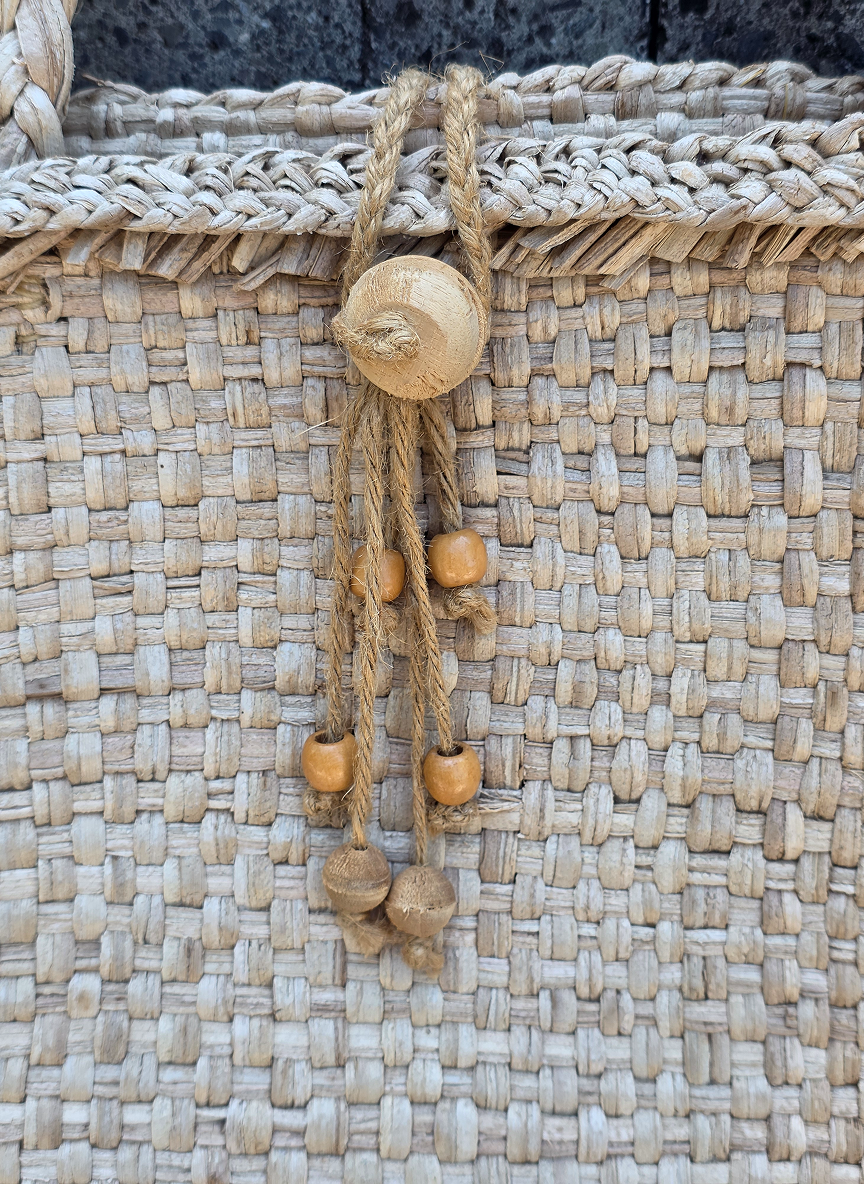 Bolso Tejido a Mano en Fibra Natural