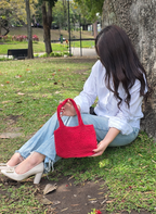 Bolso de mano crochet