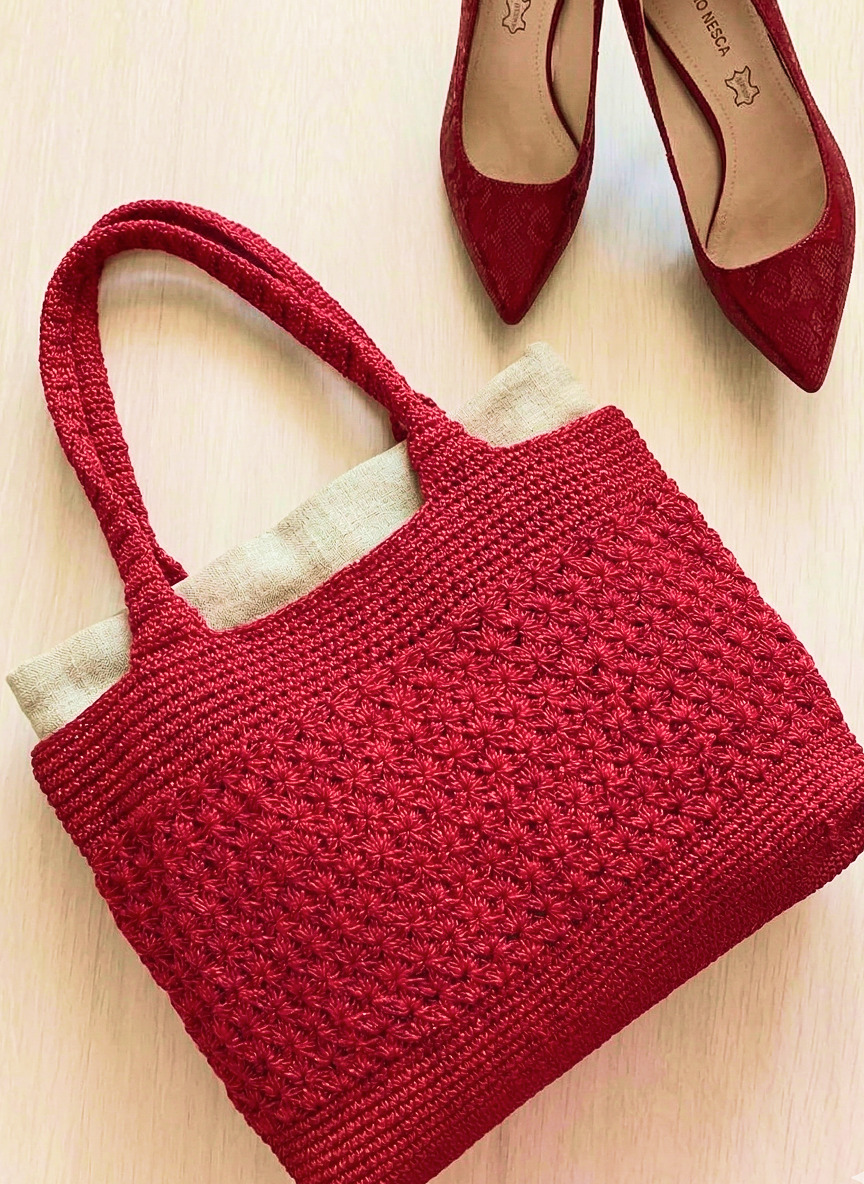 Bolso de mano crochet