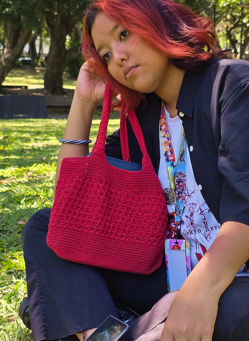 Bolso de mano crochet